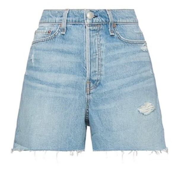 rag & bone Maya cut off denim shorts - Picture 1 of 8